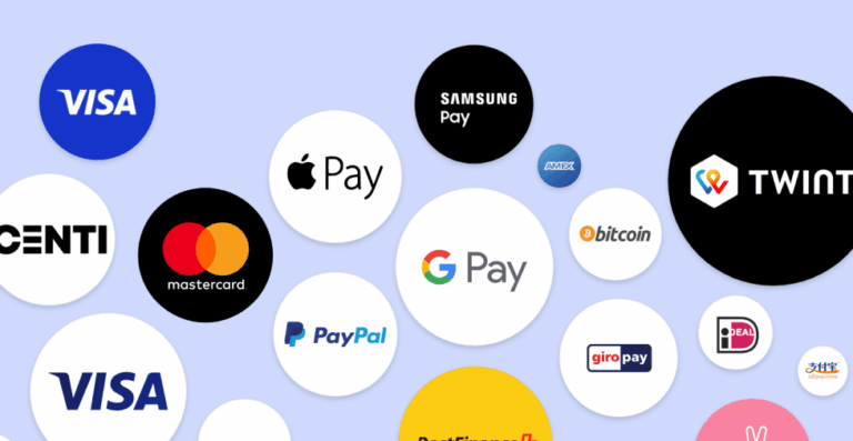 Casino payment method icons